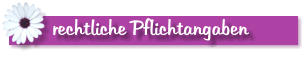 rechtliche Pflichtangaben